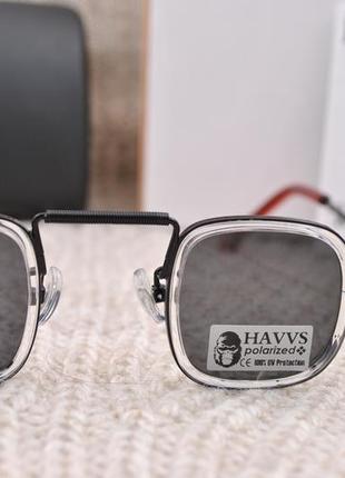 Фирменные солнцезащитные очки квадраты havvs polarized hv68052 очки стимпанк6 фото