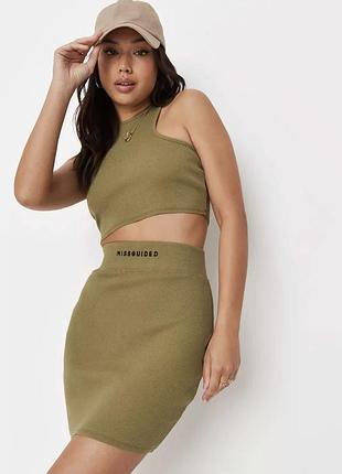 Спідниця в рубчик missguided