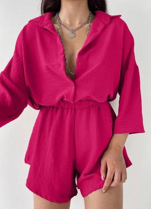 Костюм (рубашка+шорты)🖤