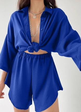 Костюм (рубашка+шорты)🖤