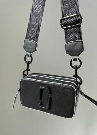 Сумка в стиле marc jacobs small camera bag line black