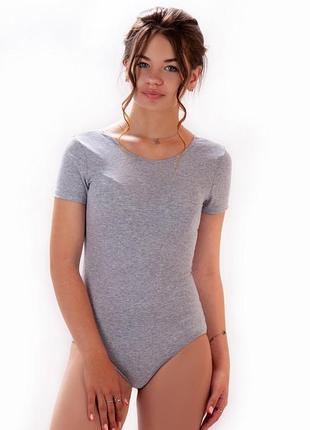 Спортивний купальник для гімнастики чорний, боді для танців, тріко спортивне