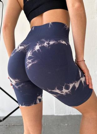 Fs1722 спортивні фітнес шорти з високою посадкою