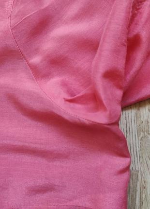 Интересная рубашка/блуза gaastra (шелк+хлопок), р.l8 фото