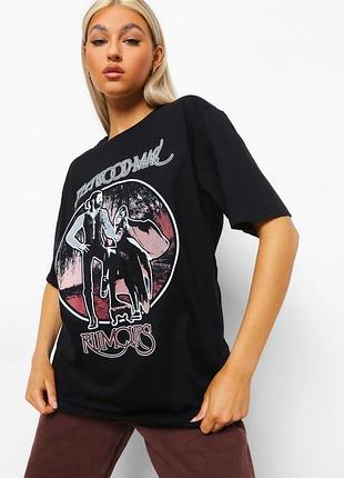 Футболка boohoo fleetwood mac