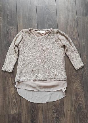 Кофтинка з паєтками на підкладці