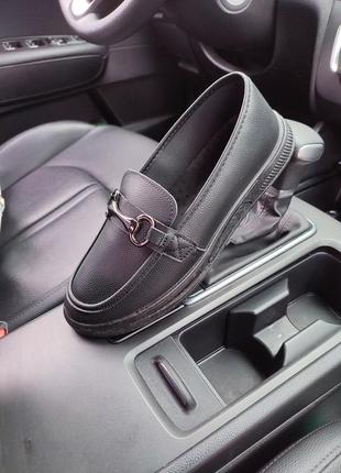 Белые лоферы, стильные туфли 🎈4 фото