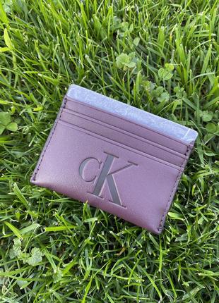 Кредитница calvin klein (ck monogram card case cardholder)с америки