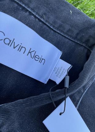 Calvin klein джинсова куртка (ck denim jacket oversized) з америки m,l10 фото