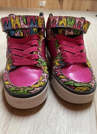 Роликовые кроссовки heelys (хилисы) 30р 17см стелька1 фото