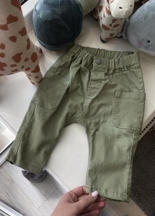 Удобные джинсы тонкие брюки h&amp;m 68см большемерят1 фото