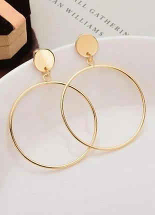 Нові сережки кільця