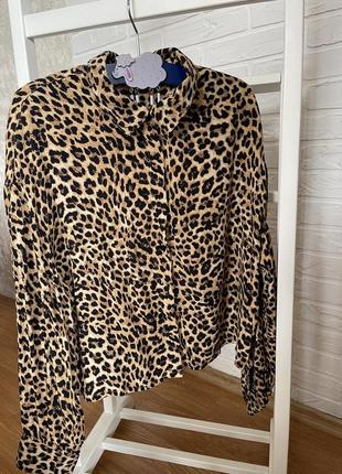 Натуральна леопардова блузка від cropp1 фото