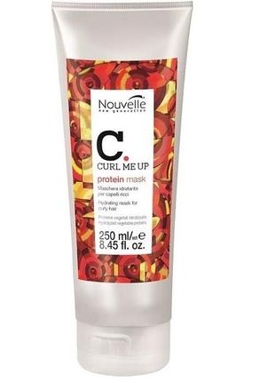 Маска curl me up nouvelle protein mask Cleanser для поврежденных волос 250 мл