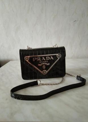 Сумка prada черная3 фото