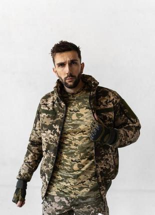 Куртка бомбер тактическая военная пиксель зуда
