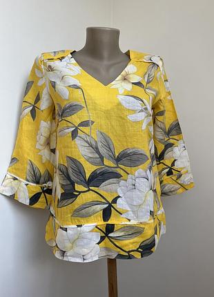 Натуральна блуза terre bleue бельгія