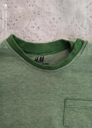 Футболка для мальчика h&amp;m 80см2 фото