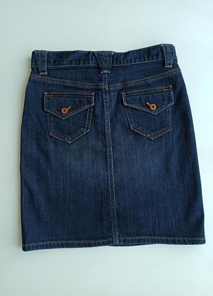 Стильная трендовая джинсовая прямая юбка gap3 фото