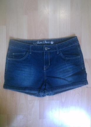 Фирменные джинсовые шорты 15-16 лет1 фото