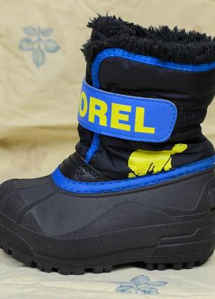 Снегоходы зимние ботинки sorel snow commander nv1960 оригинал 24 р4 фото