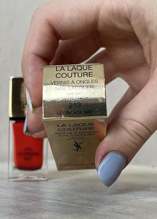 Лак для ногтей la laque couture yves saint laurent3 фото