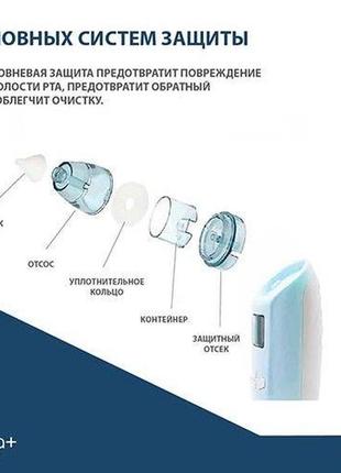 Назальный аспиратор (соплеотсос) medica+ nose cleaner 7.0 гарантия 2 года8 фото