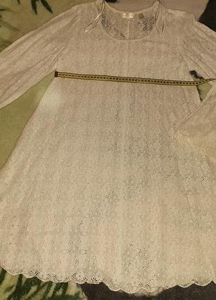 Туника пляжная  кружевное платье