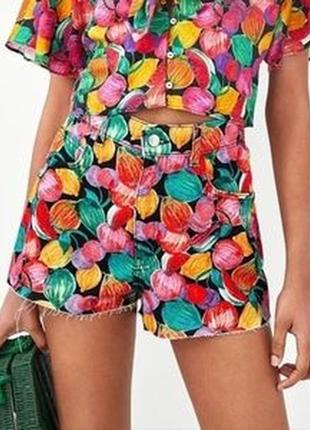 Шорты разноцветные zara