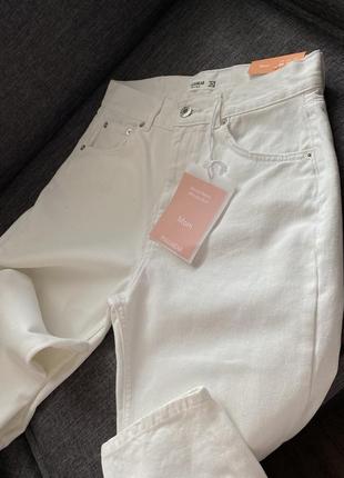 Шикарные белые новые джинсы мом 🤍6 фото