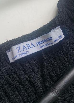 Чёрная футболка блуза zara3 фото