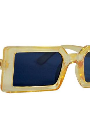 Солнцезащитные женские очки 715-5 оранжевые3 фото