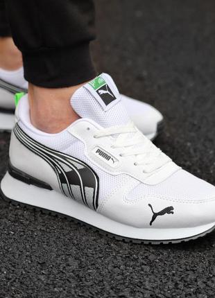 Мужские кроссовки puma white1 фото