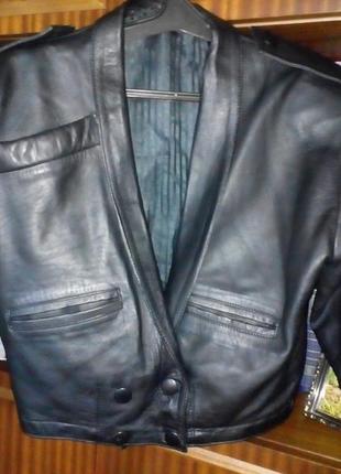 Куртка шкіряна демісезонна