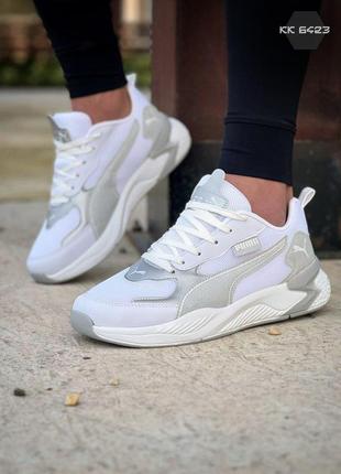 Мужские кроссовки puma white5 фото