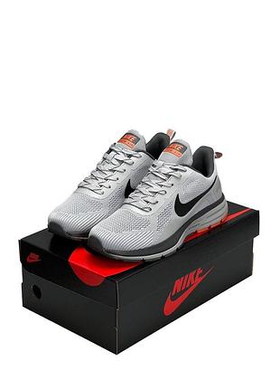Чоловічі кросівки nike air zoom new gray black#найк