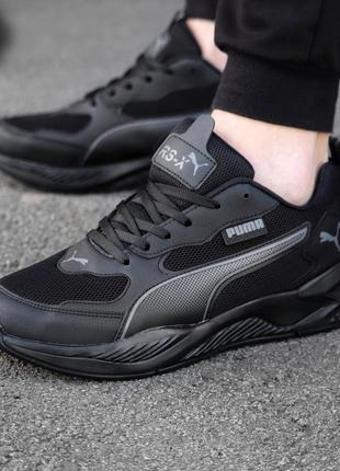 Мужские кроссовки puma black4 фото