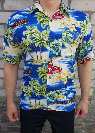Гавайская рубашка ручной работы