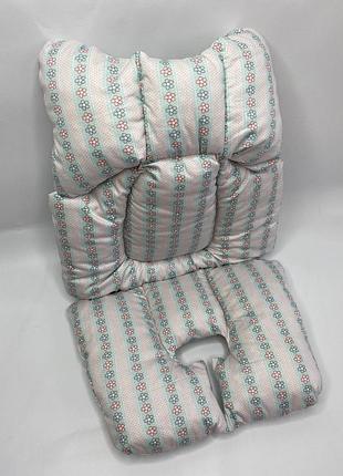 Універсальний матрац в коляску автокрісло столик для годування для дівчинки матрас