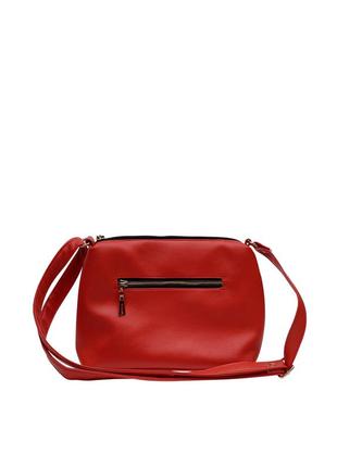 Жіноча сумка через плече кросбоді rose - красный6 фото