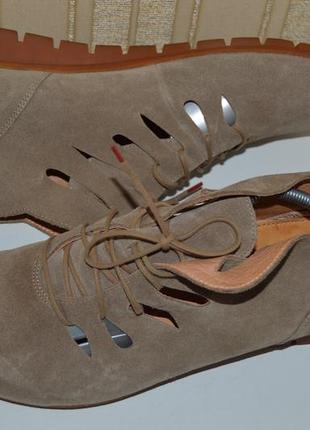 Ботинки туфли мокасины замш bergal размер 42 43, ботінки замш8 фото