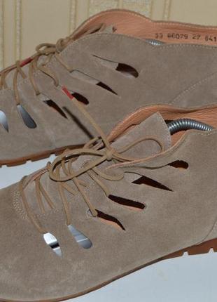 Ботинки туфли мокасины замш bergal размер 42 43, ботінки замш10 фото