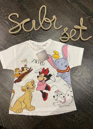 Футболка zara disney