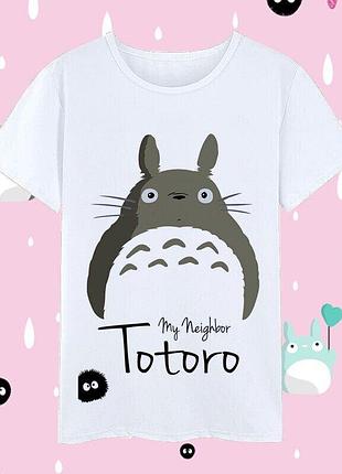 Женская футболка. аниме мой сосед тоторо. s размер.