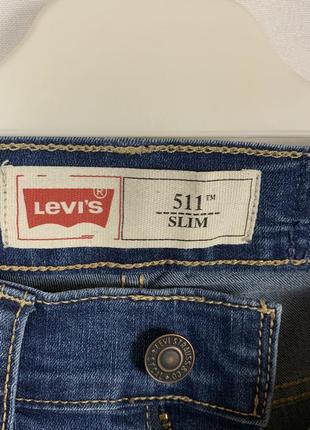 Джинси levis 511 slim6 фото