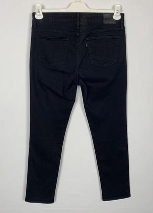 Джинсы черные женские levis 712 slim