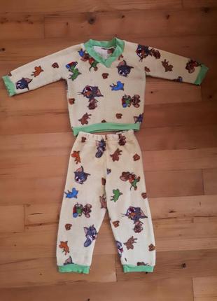 Флісова піжама для дівчинки