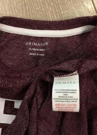 Футболка з принтом primark2 фото