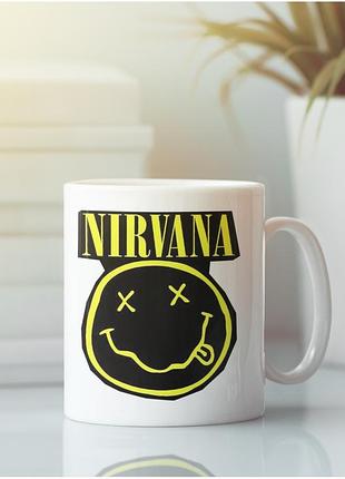 Кухоль рок-група nirvana