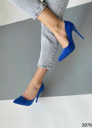 ❤️ шикарные замшевые туфли лодочки